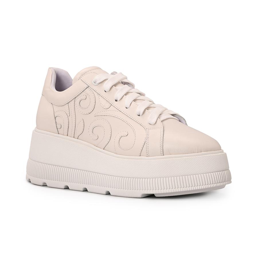 White Platform Sneakers
