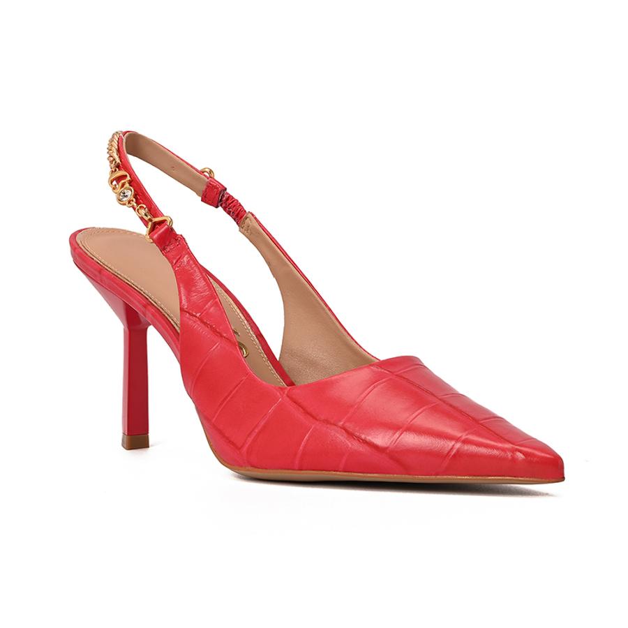 Red Orchid Slingback Pump