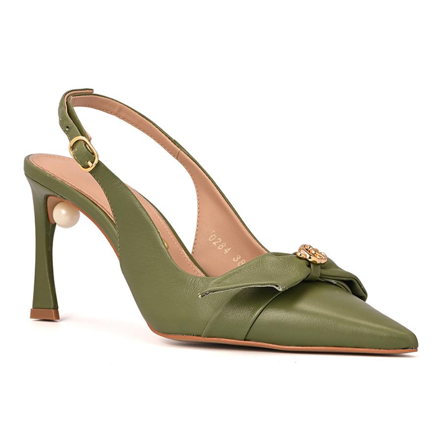 Scarpin Slingback Lace CS Military