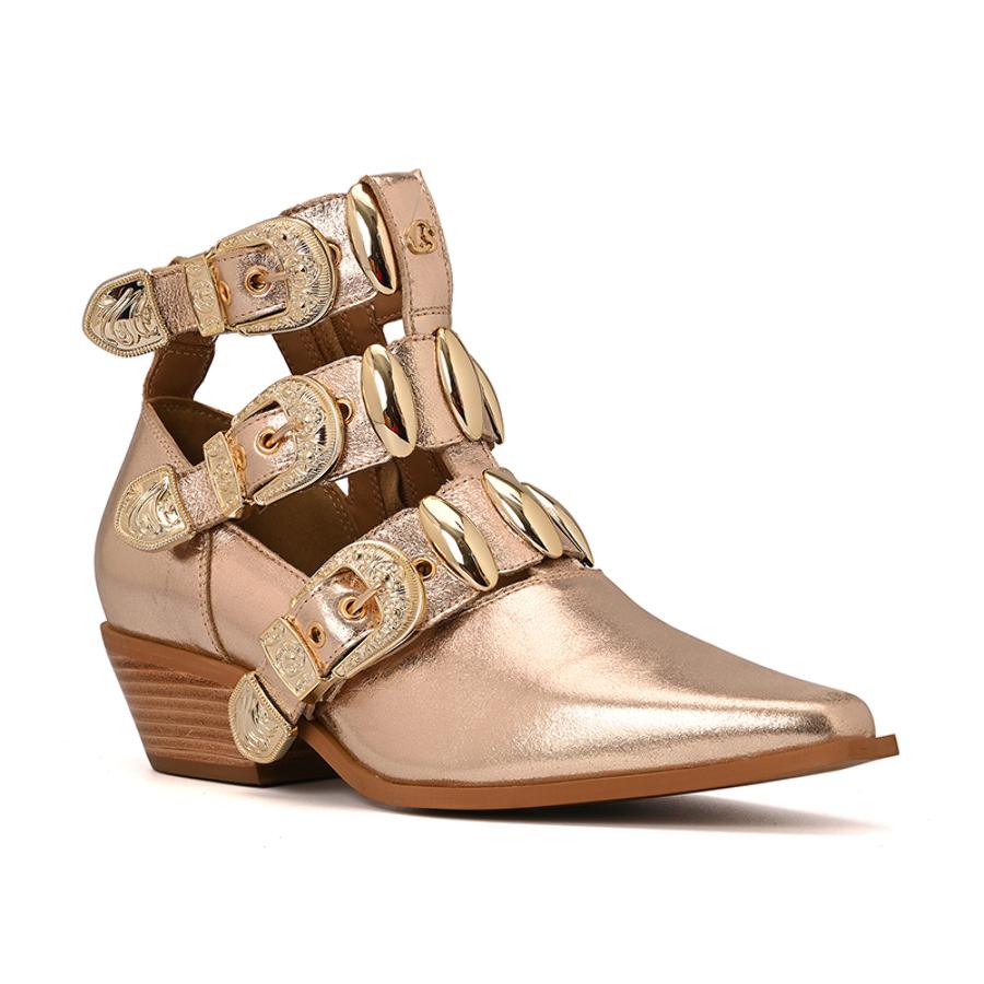 Gold Buckle Boots