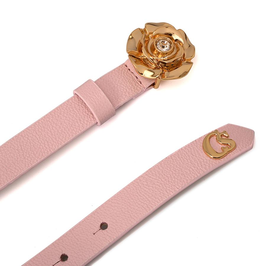 Belt Buckle Lily Pink Flower