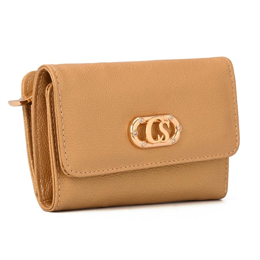 CS Wallet with Gold Crystals