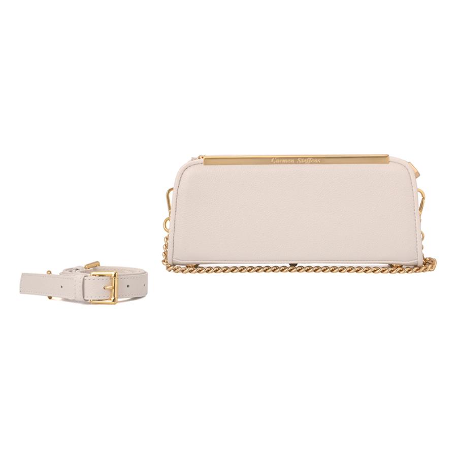 White Bianco Baguette Bag