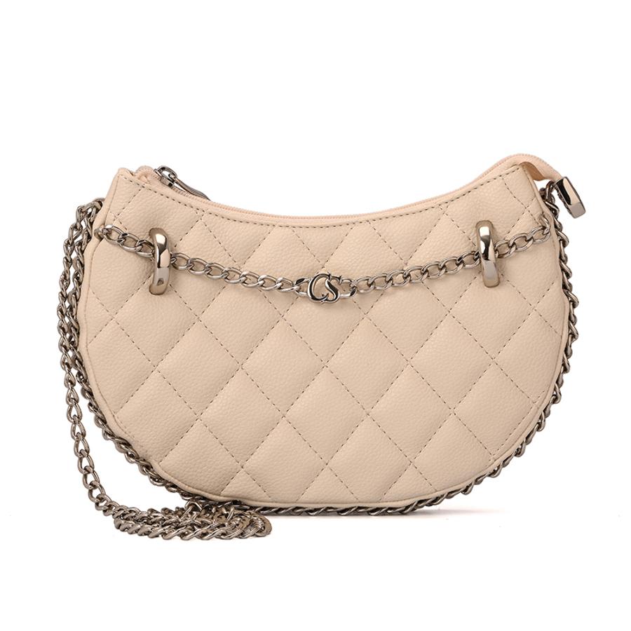 Matelassé Chain Bag Off-White