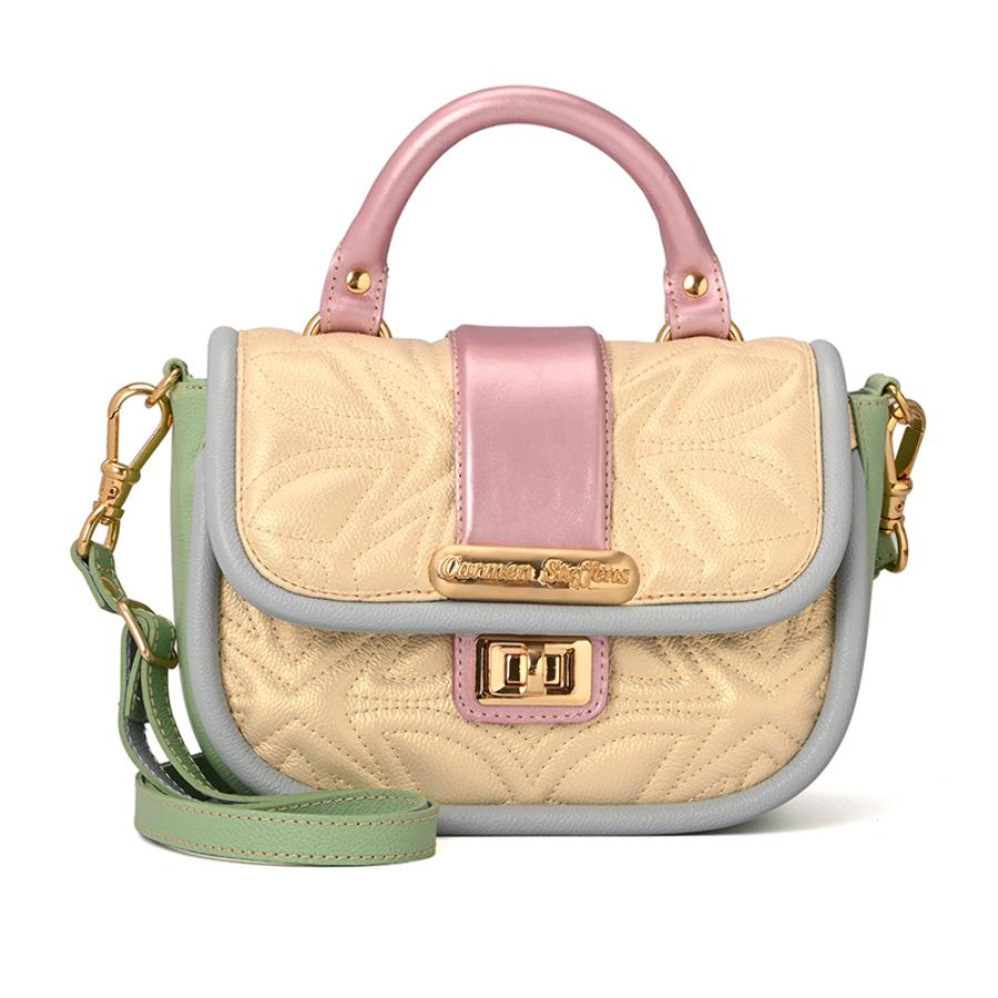 Top Handle Bag in Pearl Yellow