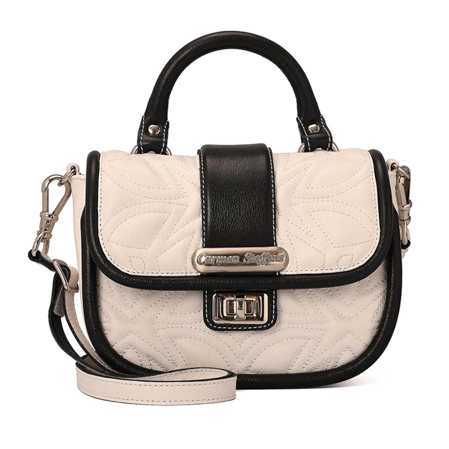 Top Handle White Bianco Bag