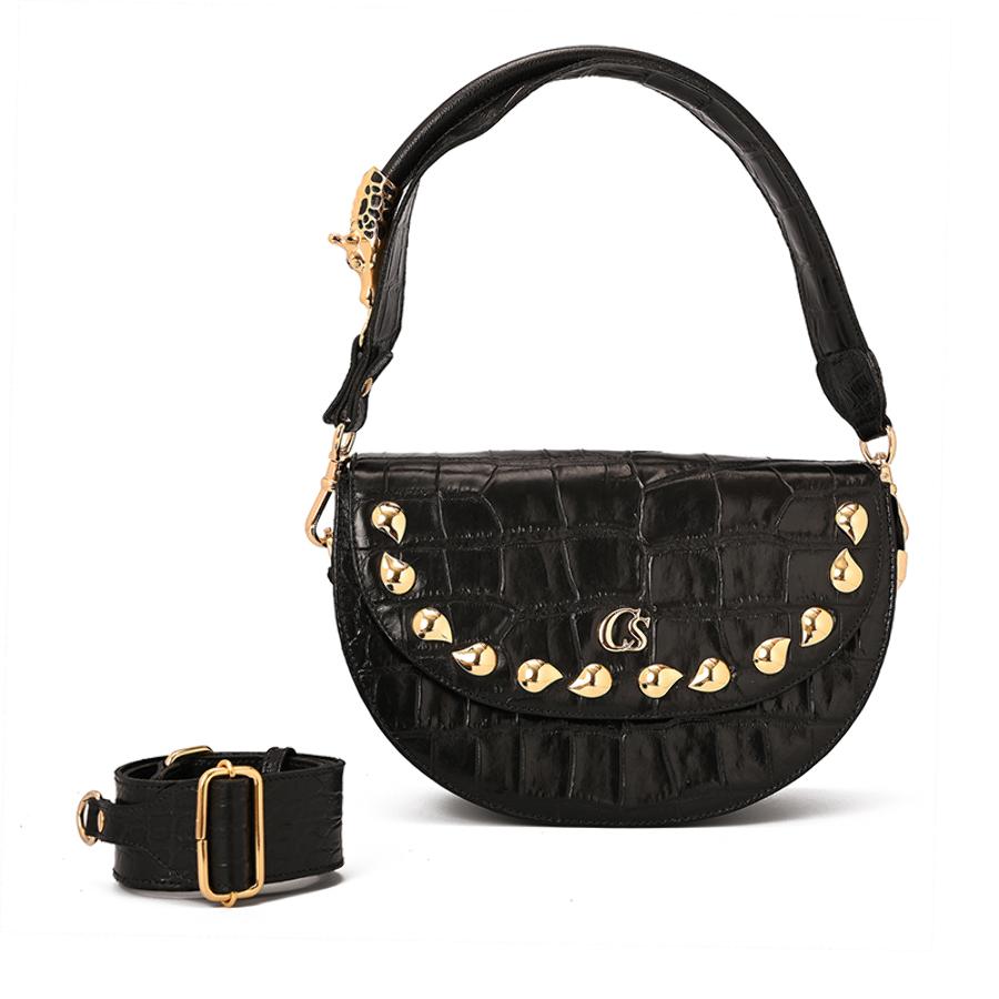 Black Saddle Bag