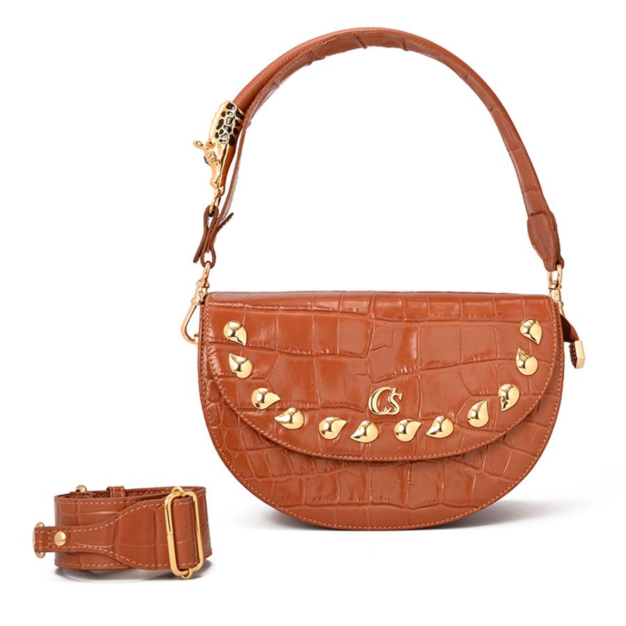 Brown Saddle Bag