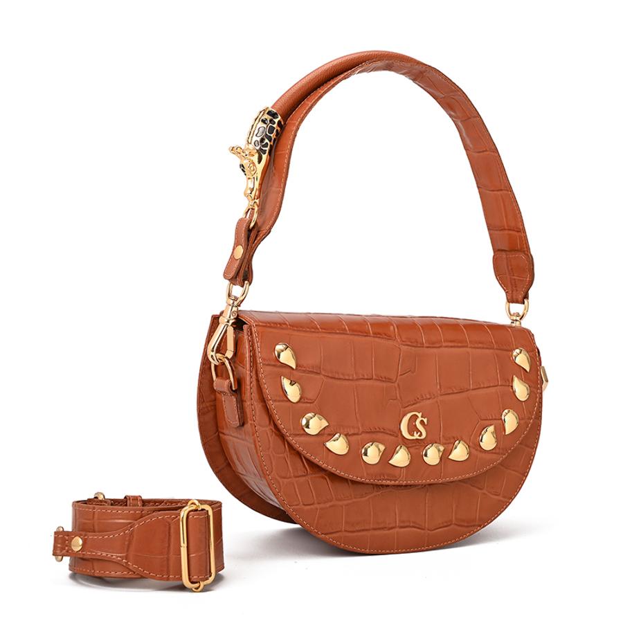 Brown Saddle Bag