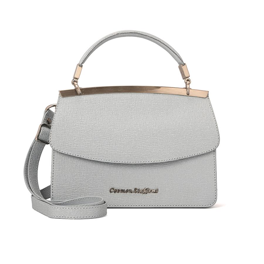 Sky Blue Double-Sided Leather Bag