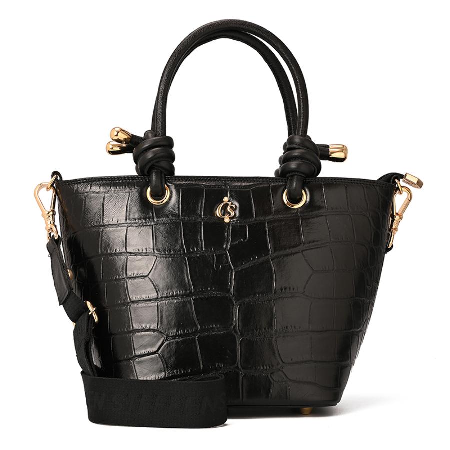 Shopping Bag Knot Black