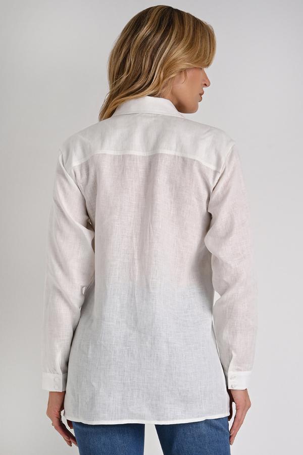 Off-White Linen Shirt