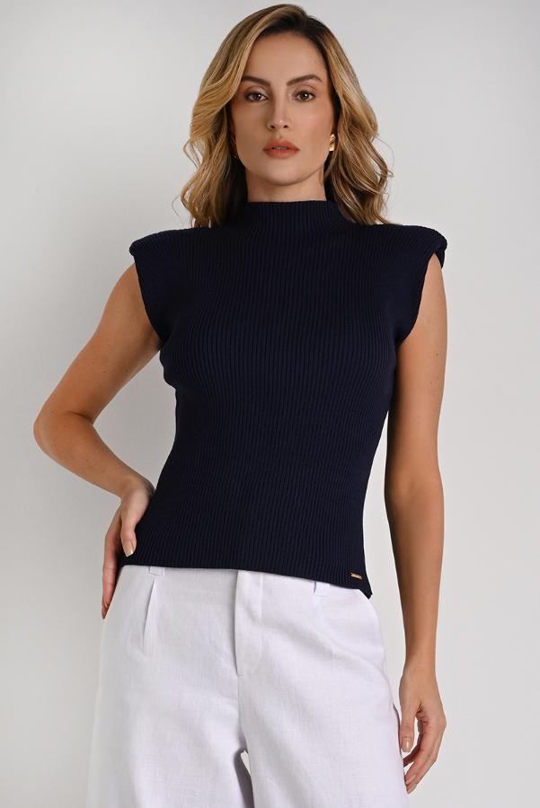 Nefertiti Shoulder Pad Blouse