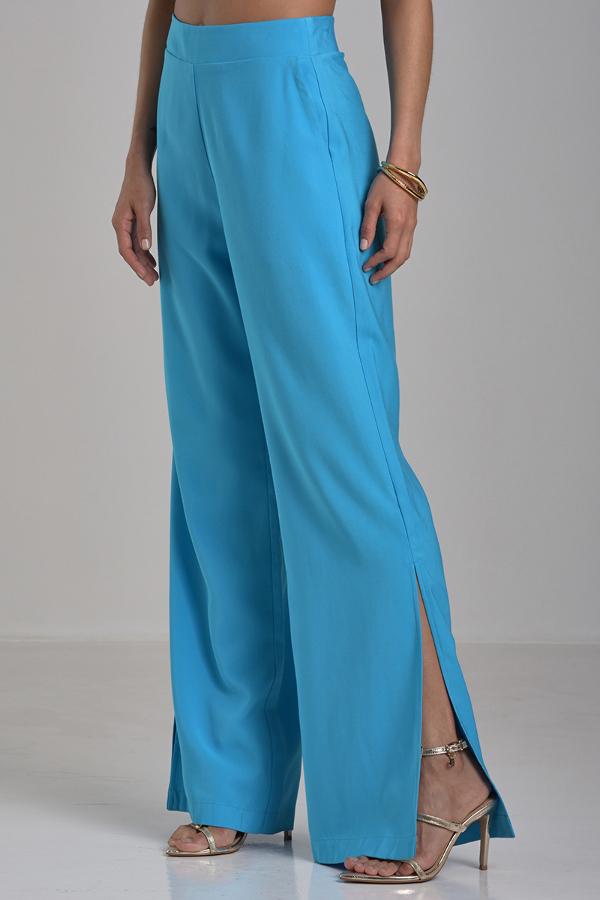 Classic Blue Palazzo Pants