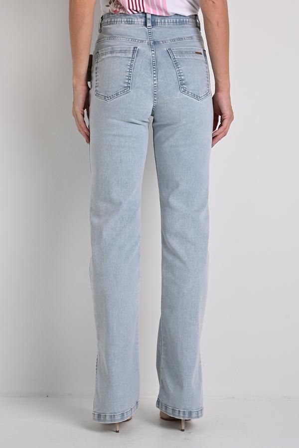 Mom Comfort Flowers Jeans