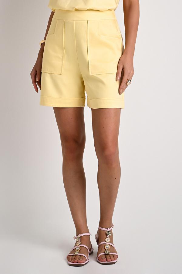 Bermuda With Carpenter Pockets Yellow