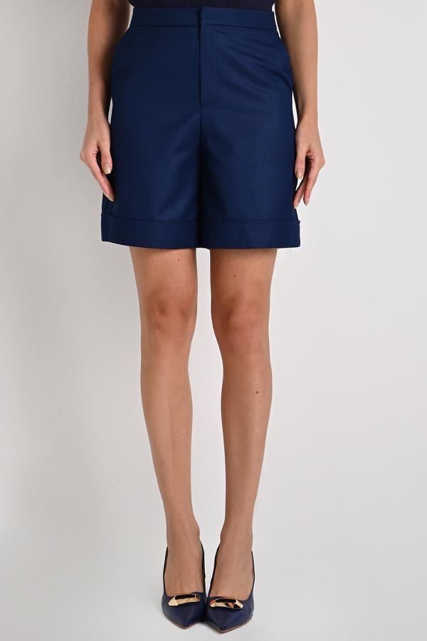Classic Shorts with Blue Hem