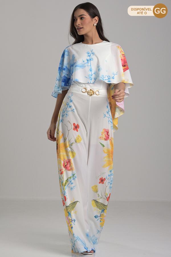 Glam Print Jumpsuit