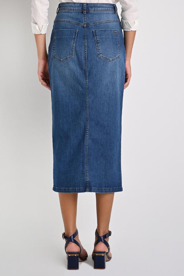 Midi Jeans Skirt Elegance