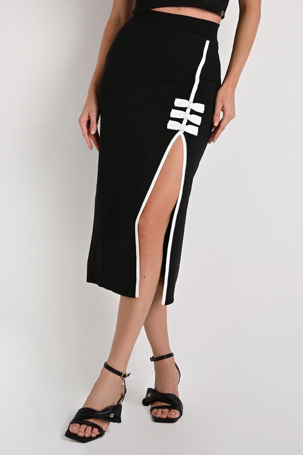 Bicolor Bow Skirt