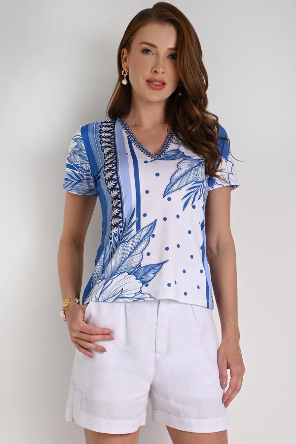 V-Neck T-Shirt Indian Marvel