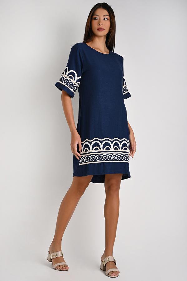Bell Sleeve Dress Nefertiti