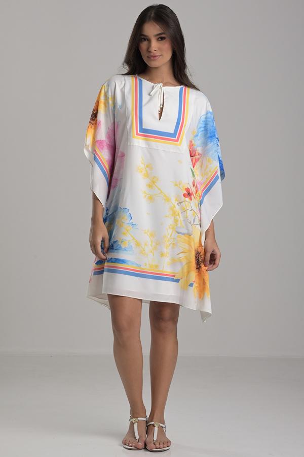 Loose Tunic Dress Printed
