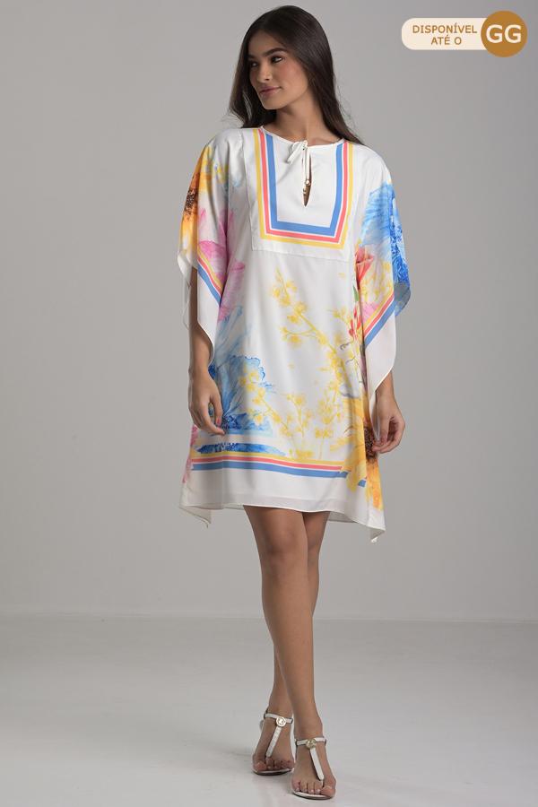 Loose Tunic Dress Printed