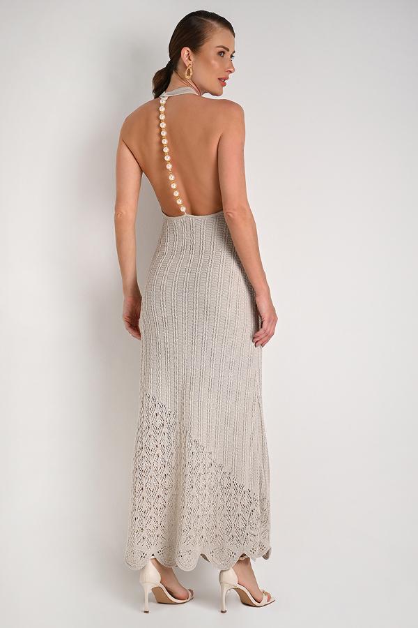 Dress with Pearl Cord