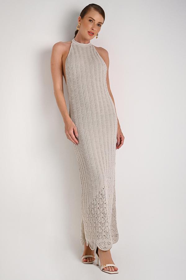 Dress with Pearl Cord