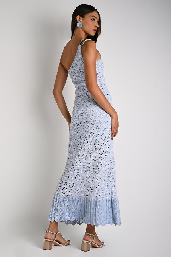 Atlantic Blue Chain Strap Dress