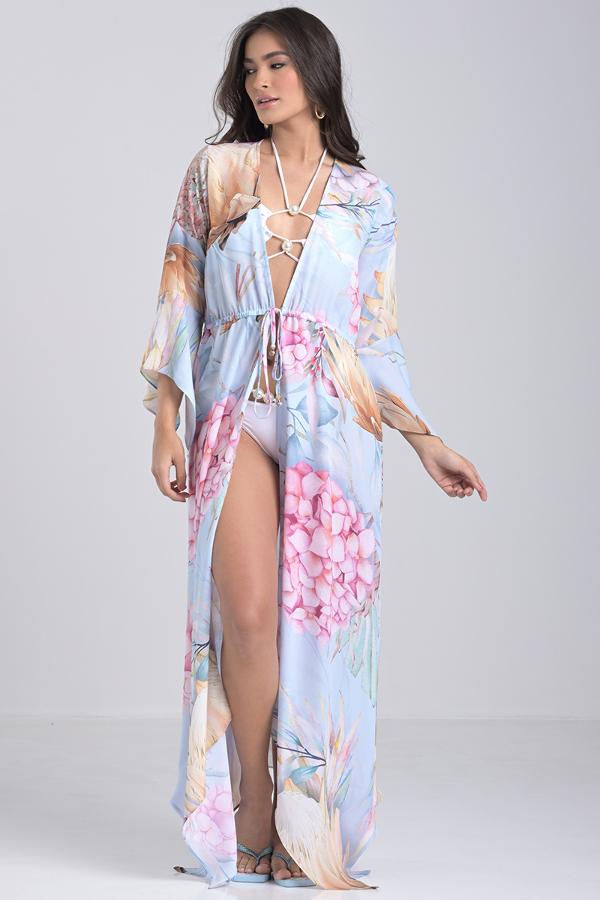 Printed Beach Cover-Up