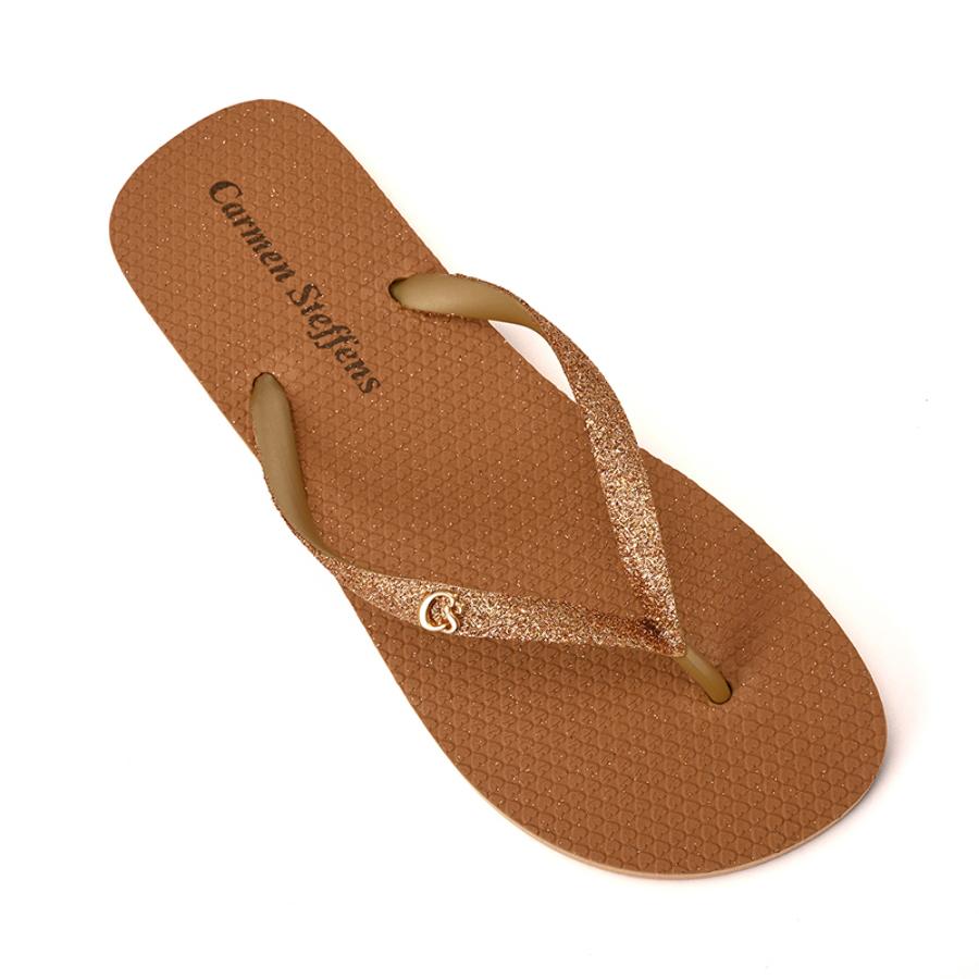 Golden Shine Flip-Flop
