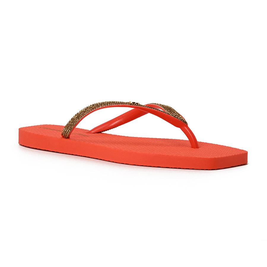 Orange Shine Flip-Flop