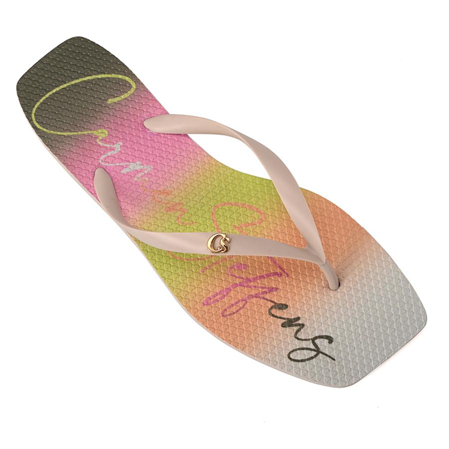 Flip-Flops Off-White with Military Gradient