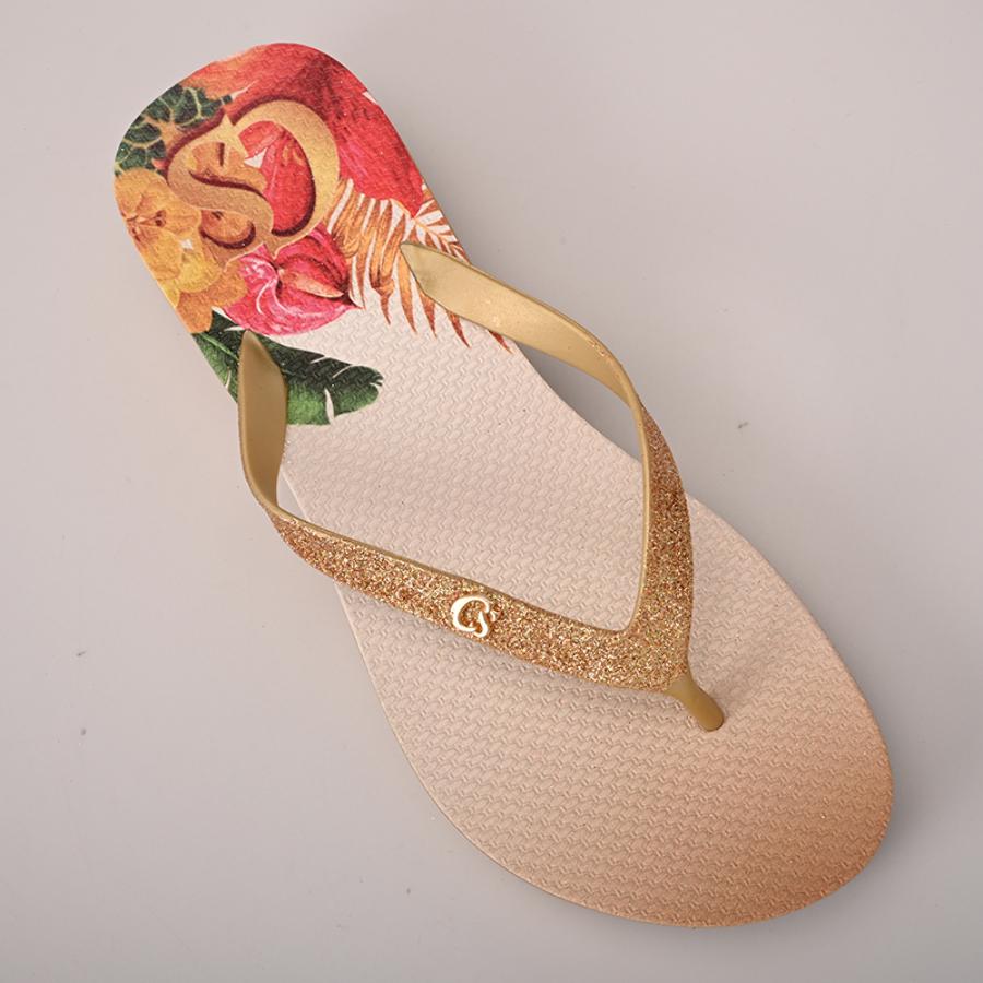 Wedge Flip-Flops with Print