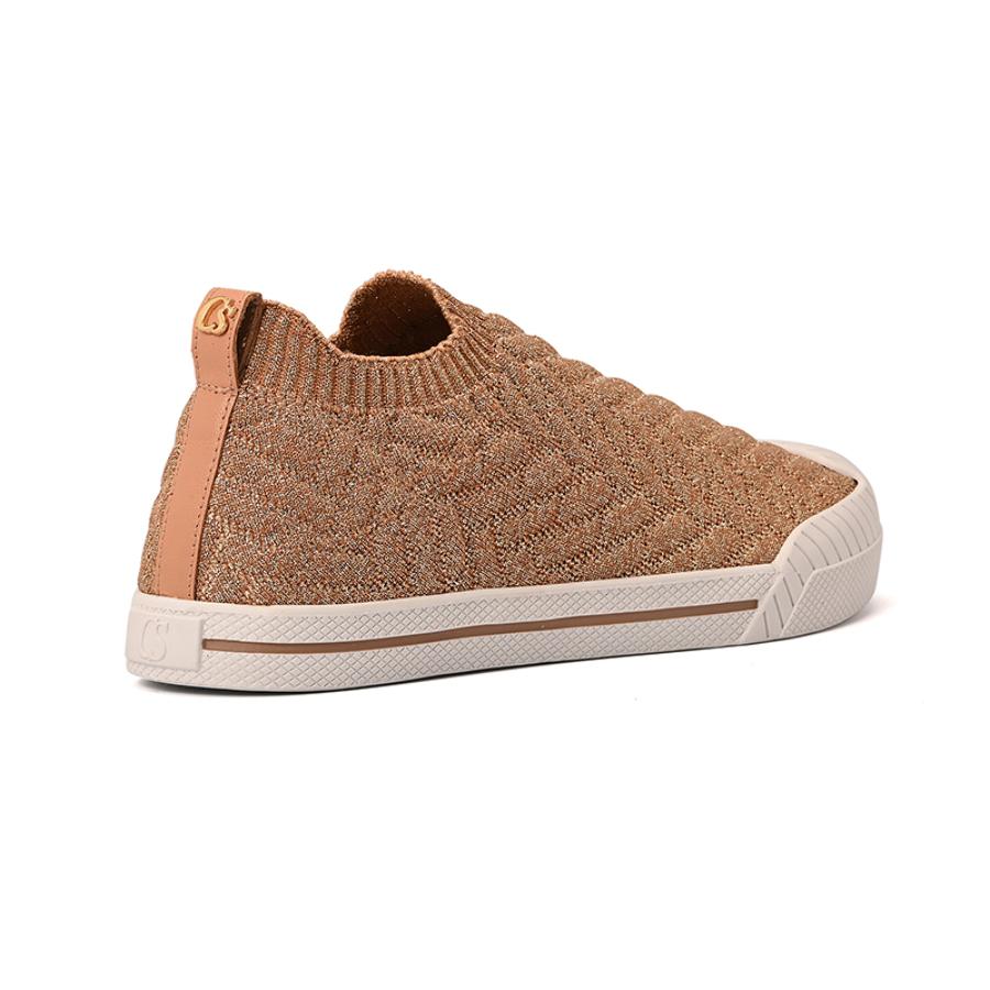 Lurex Nude Sneakers