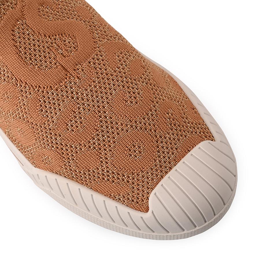 Knitted Nutela Sneakers with Texture