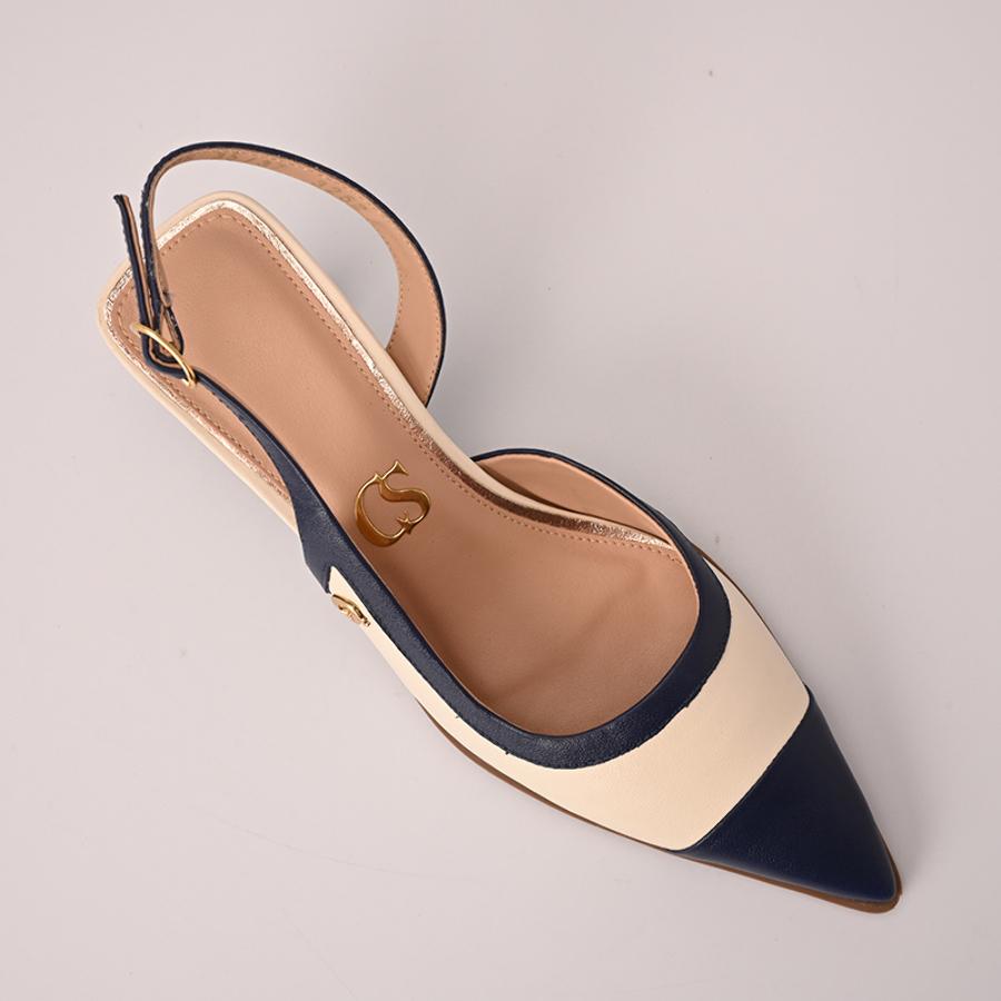 Scarpin Bicolor Silk