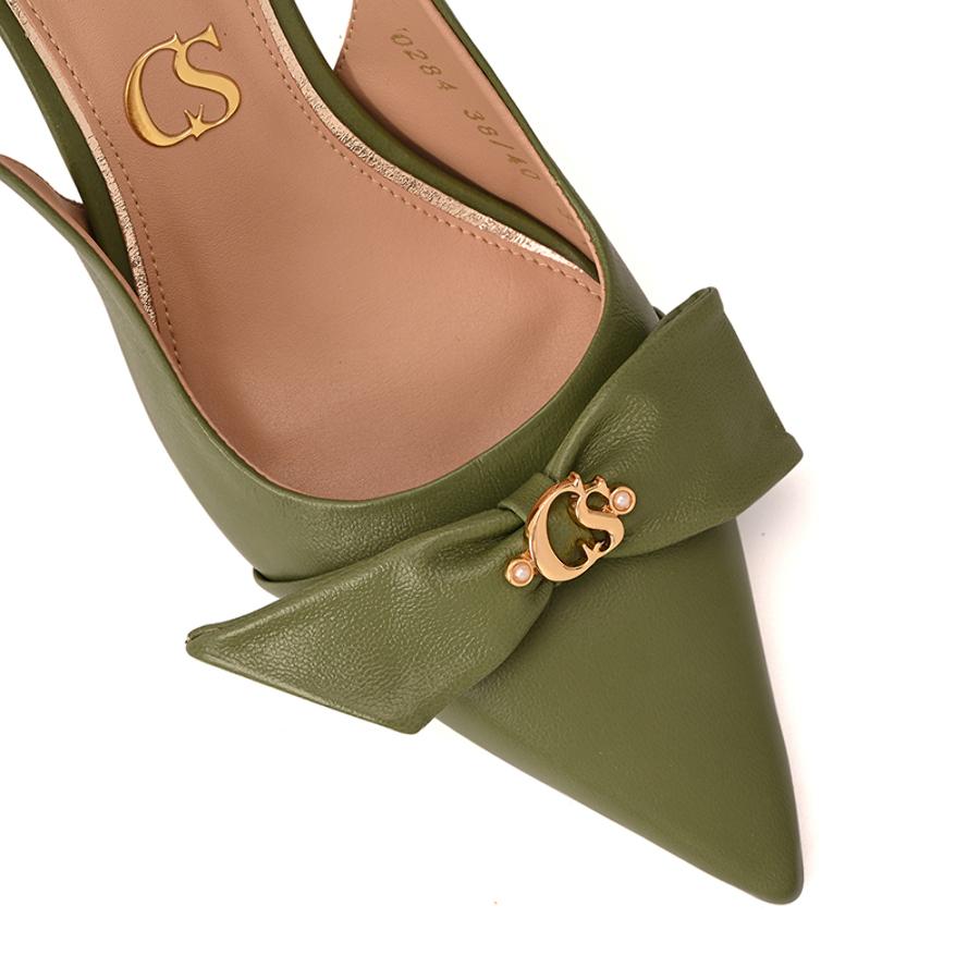 Scarpin Slingback Lace CS Military