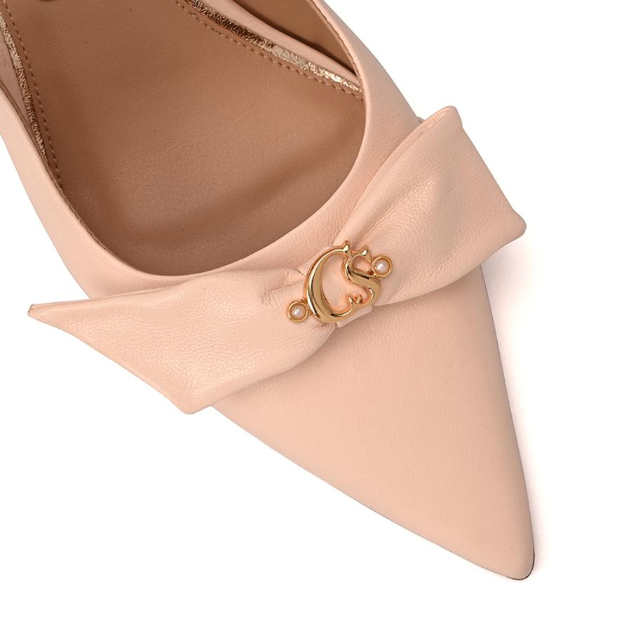 Scarpin Slingback Bow Rosé