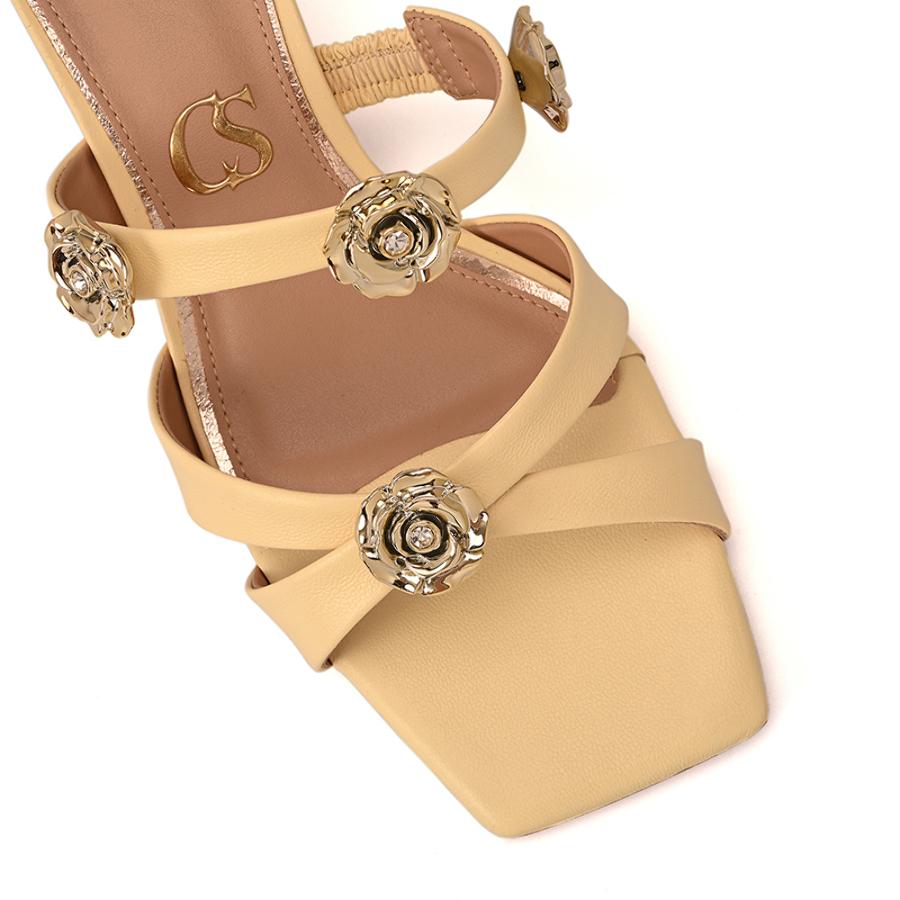 Yellow Metal Sandal