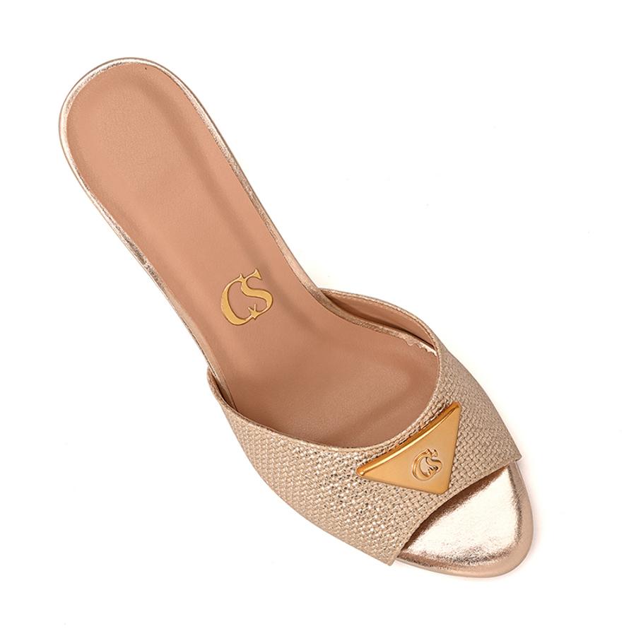 Classic Gold Mules