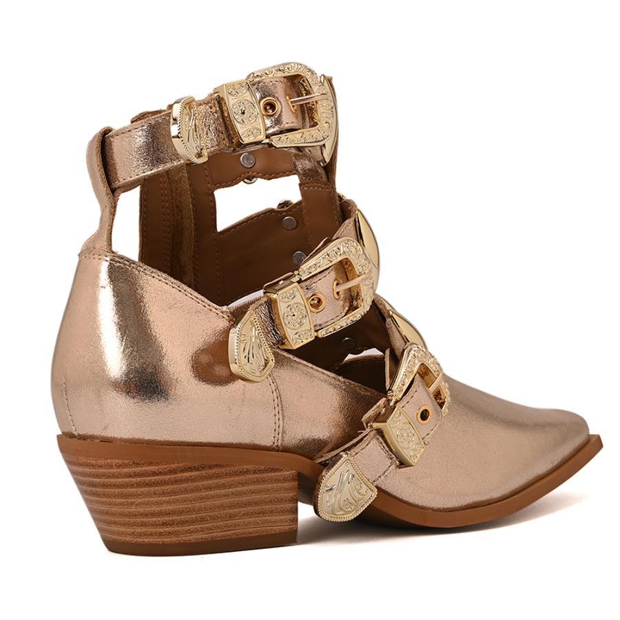 Gold Buckle Boots