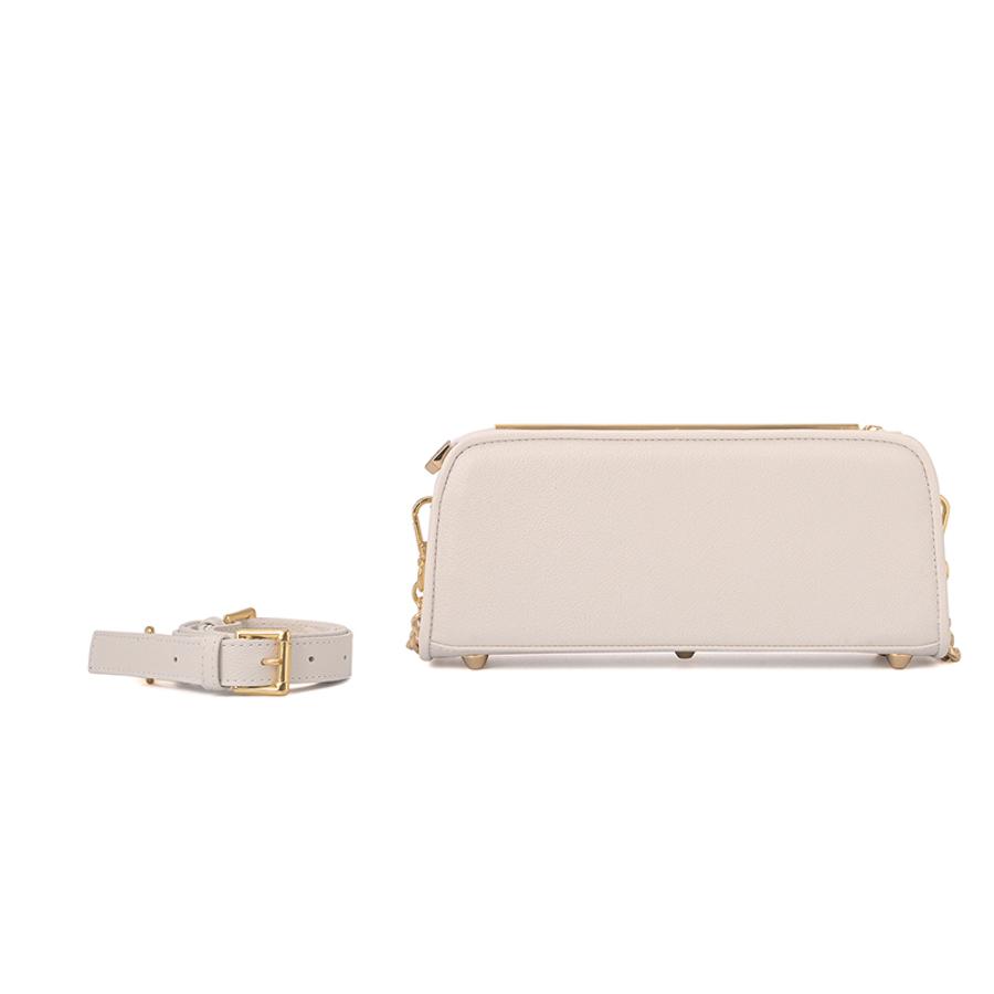 White Bianco Baguette Bag