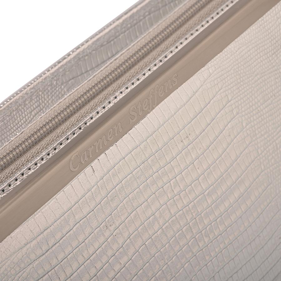 Silver Baguette Bag