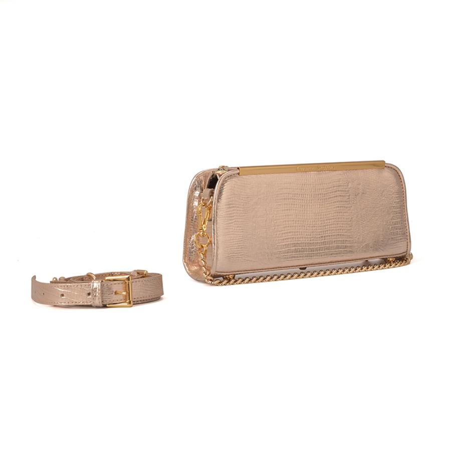 Golden Baguette Bag