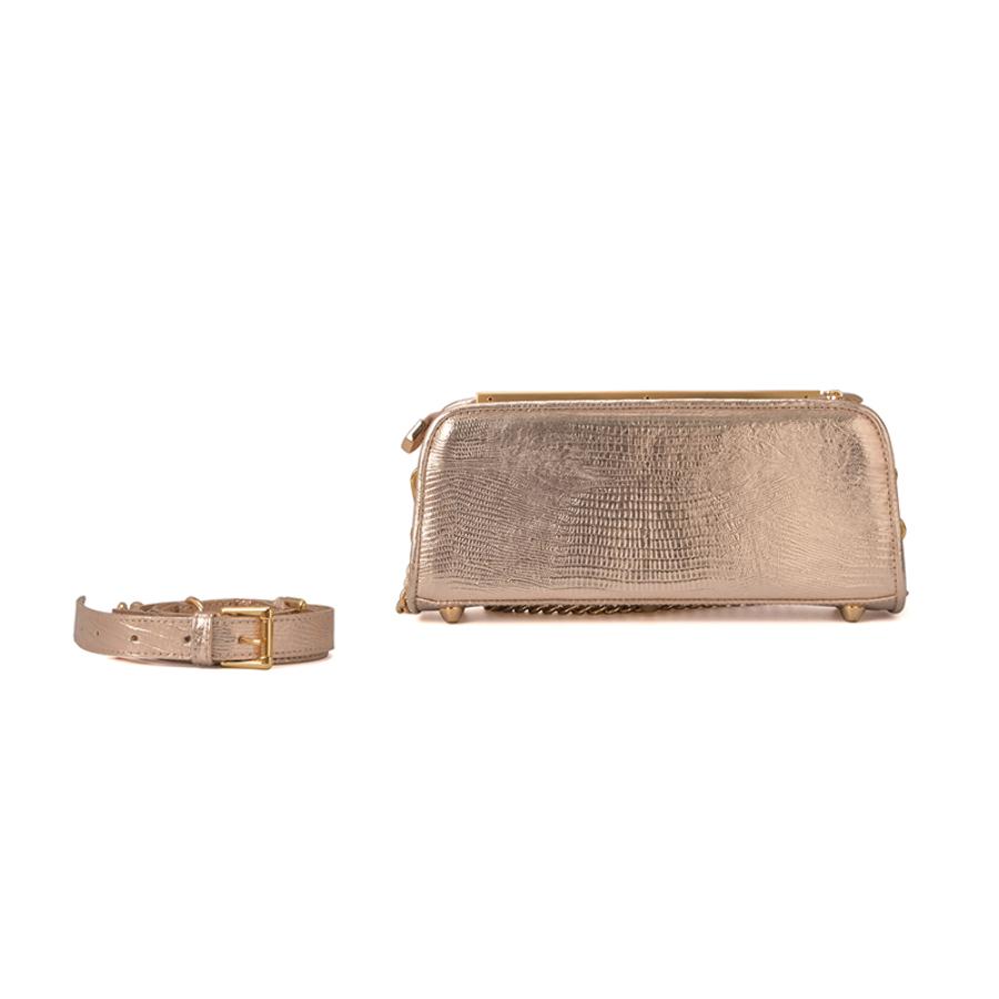 Golden Baguette Bag