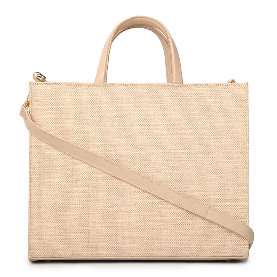 Hazelnut Embroidered Tote Bag Carmen Steffens