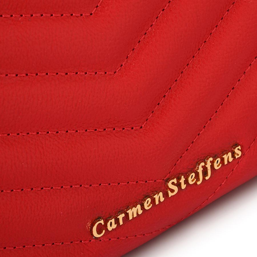 Red Ruby Quilted Shoulder Bag